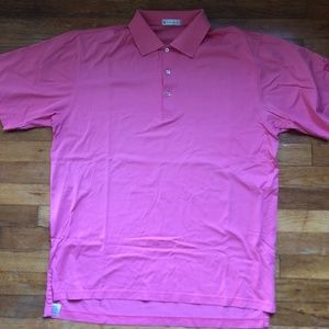 Peter Millar The Legends Hot Pink Collared Polo